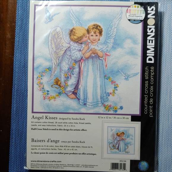 Dimensions Angel Kisses Cross Stitch Kit - Picture 1 of 4